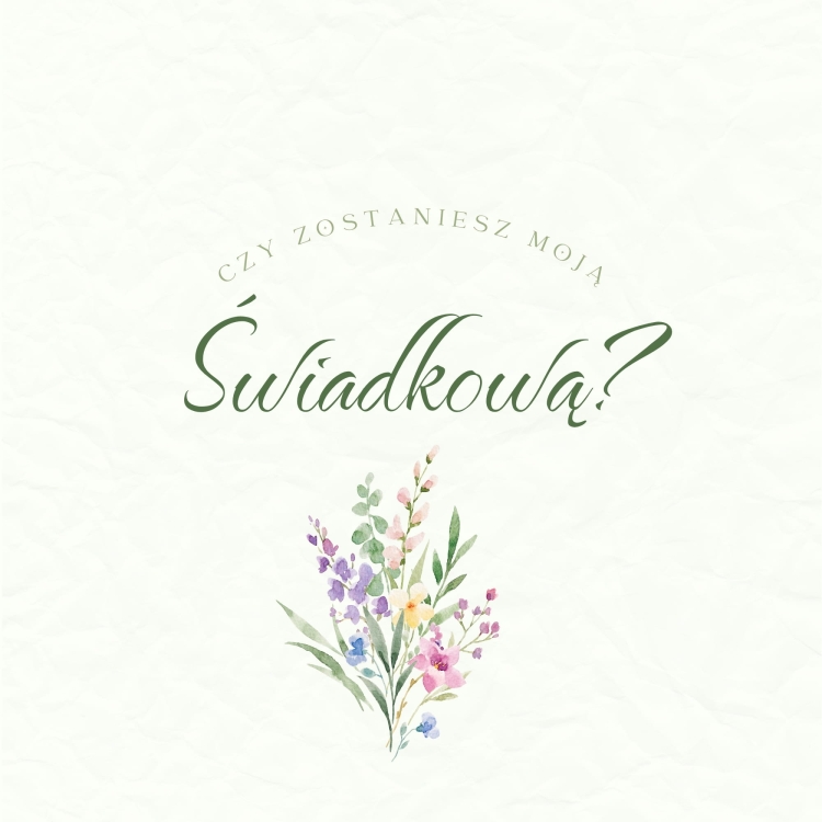 Green and Beige Floral Bridesmaid Wedding Invitation.jpg